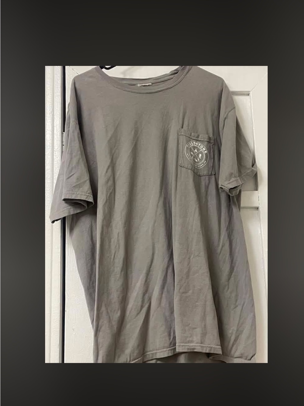 Men's Pocket Crewneck T-Shirt in Gray